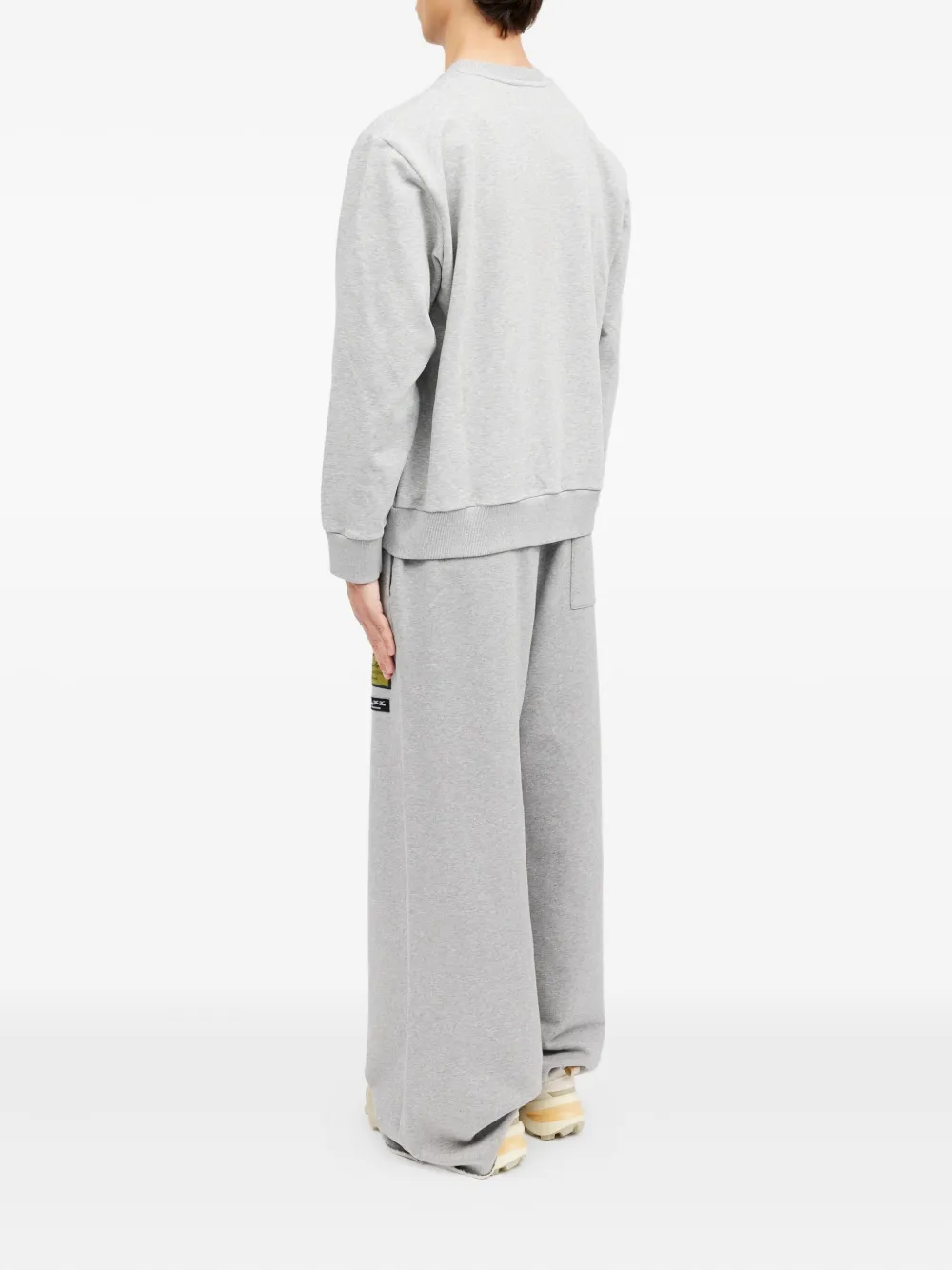 Толстовка с длинными рукавами MM6 Maison Margiela, серый — фото 4