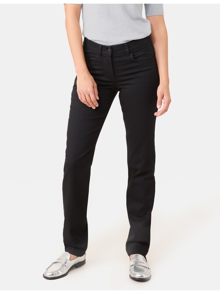 

Тканевые брюки Gerry Weber Freizeit lang, цвет black black denim