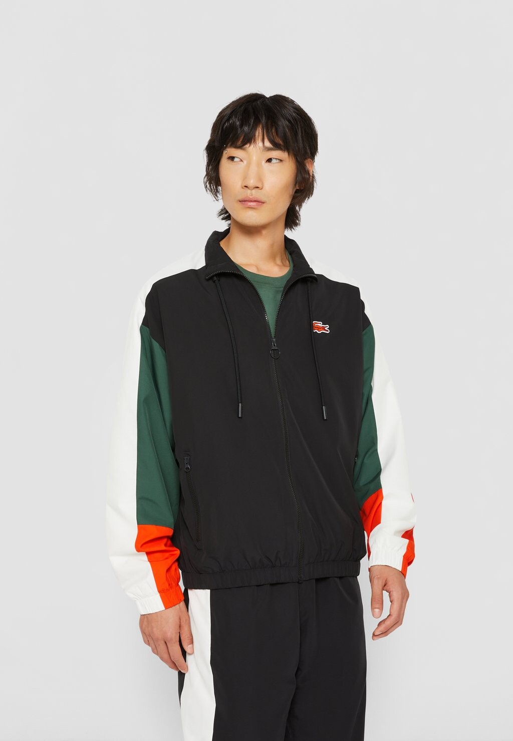 

Спортивная куртка Exclusive-Bh3482_Kiy Lacoste, цвет black/flour-sequoia-sunrise