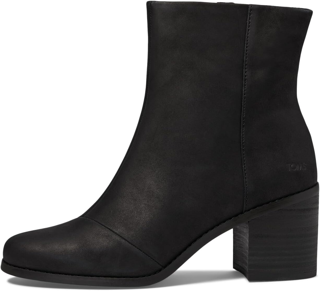Ботильоны Evelyn TOMS, цвет Black/Black Leather — фото 4