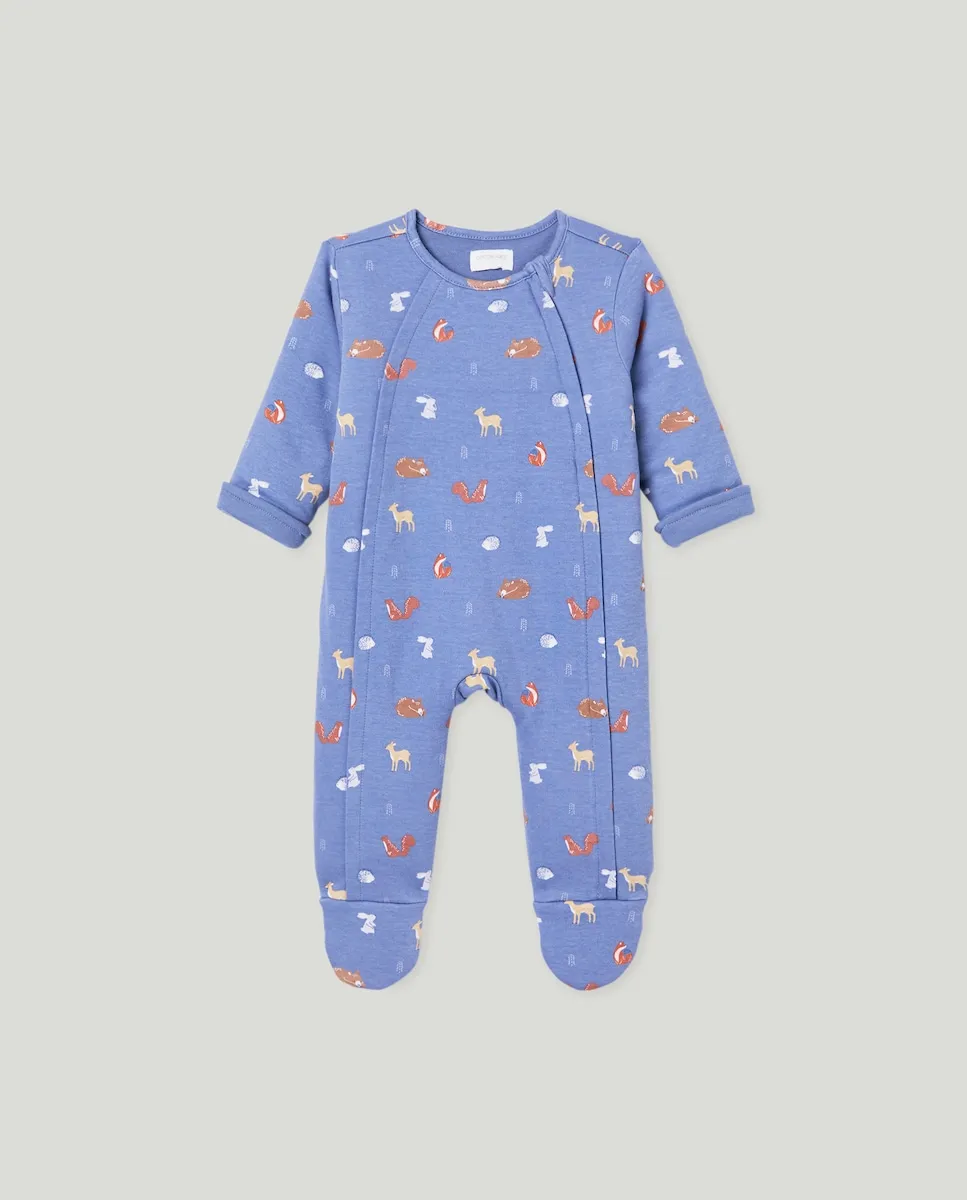 

Пижама с рисунками для мальчика Cotton Juice, синий