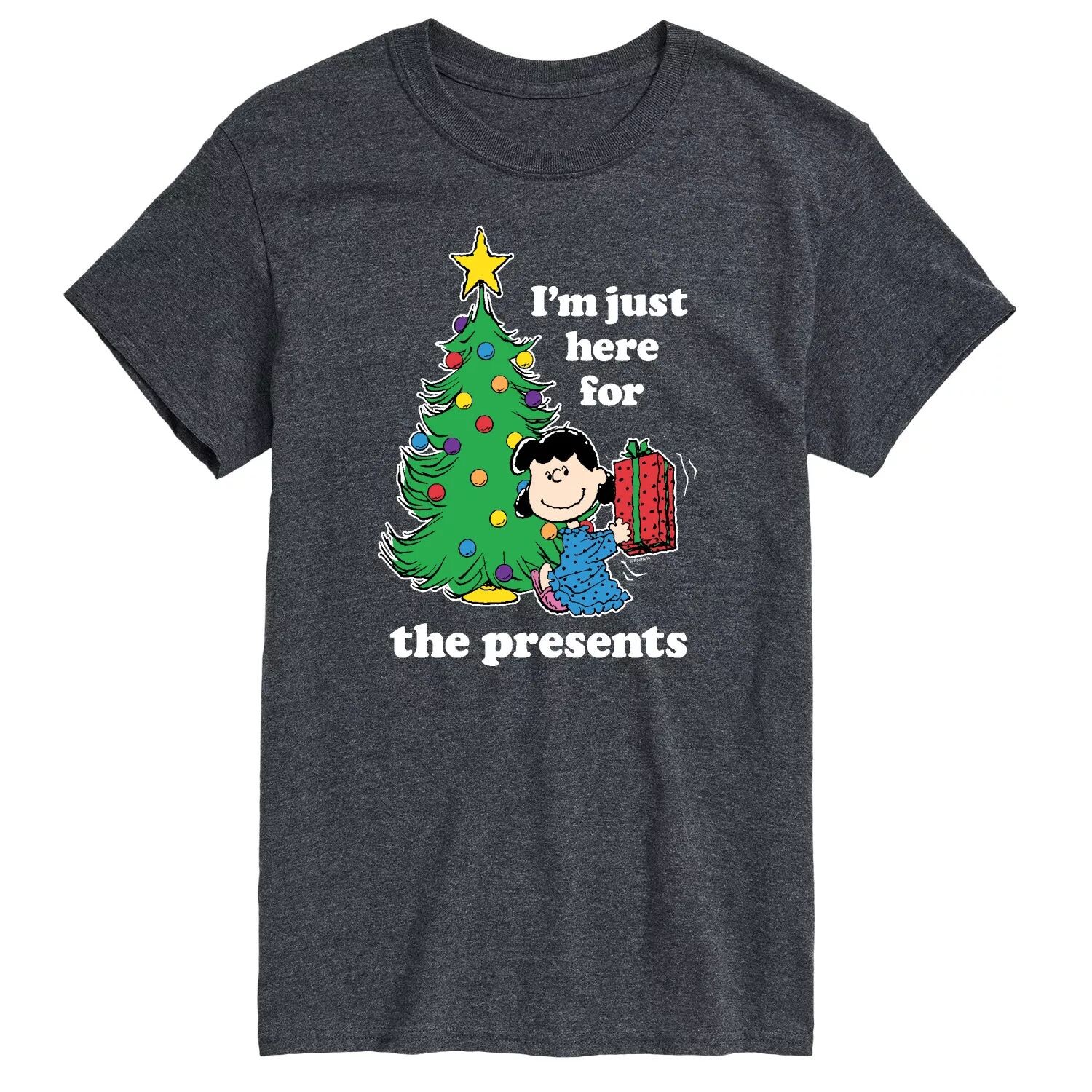 

Мужская футболка Peanuts Lucy Here For Presents Licensed Character