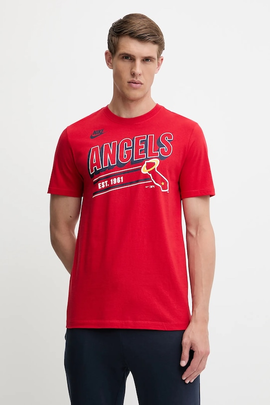 

Футболка хлопковая California Angels 1993-94 Nike, красный