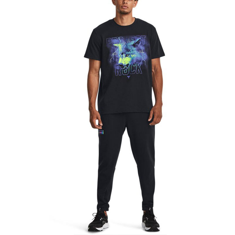 Мужская футболка Under Armour, цвет Black — фото 4