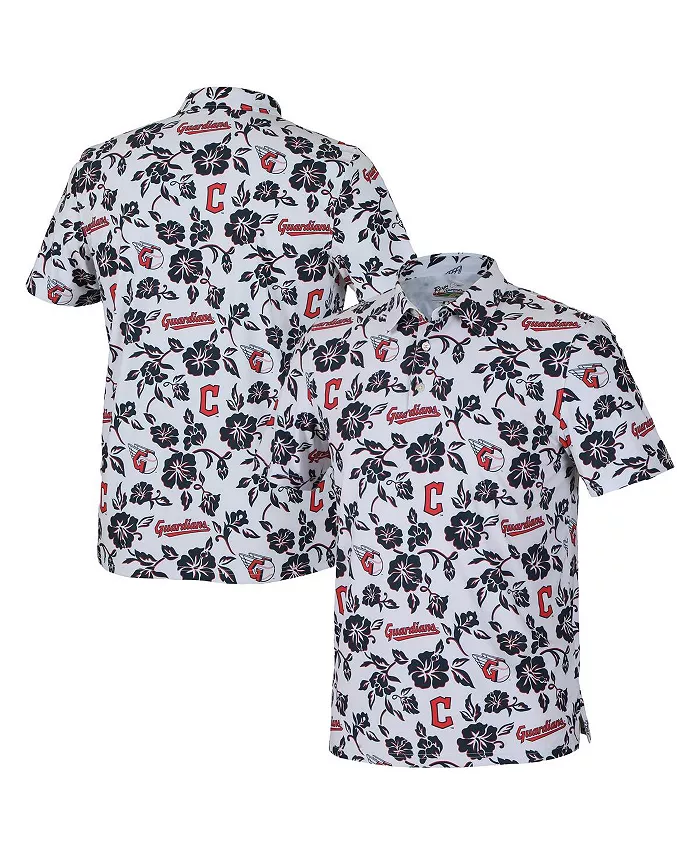 

Мужская белая поло Pua Performance Cleveland Guardians Reyn Spooner