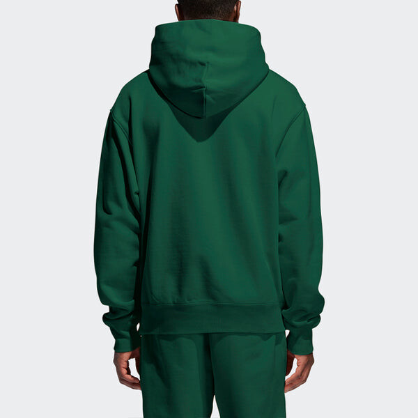 Толстовка adidas originals x Pw Basics Hood Embroidered Monogrammed Hooded Sweater Unisex Green, зеленый — фото 4