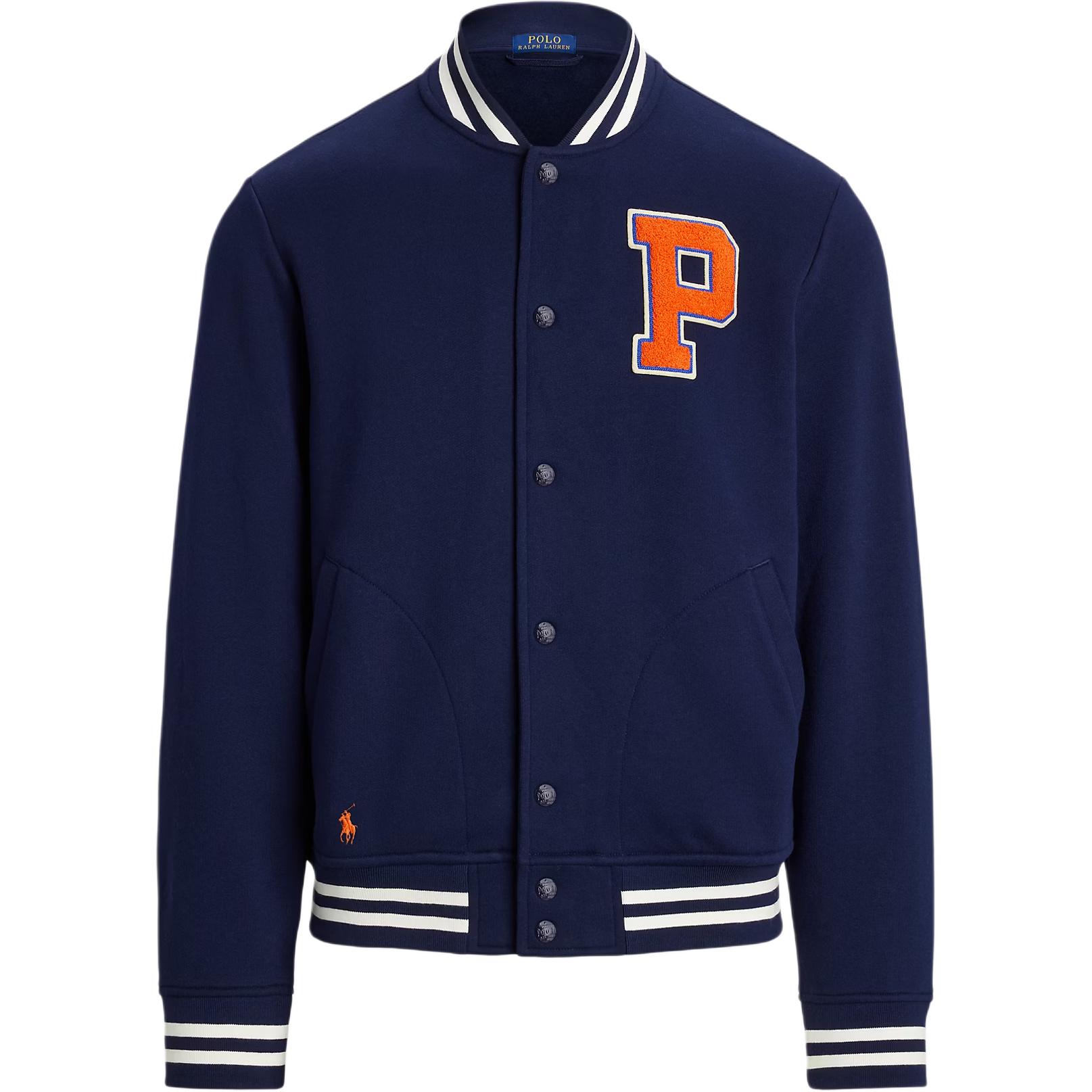 

Polo Ralph Lauren Флисовая бейсбольная куртка, Marine Blue