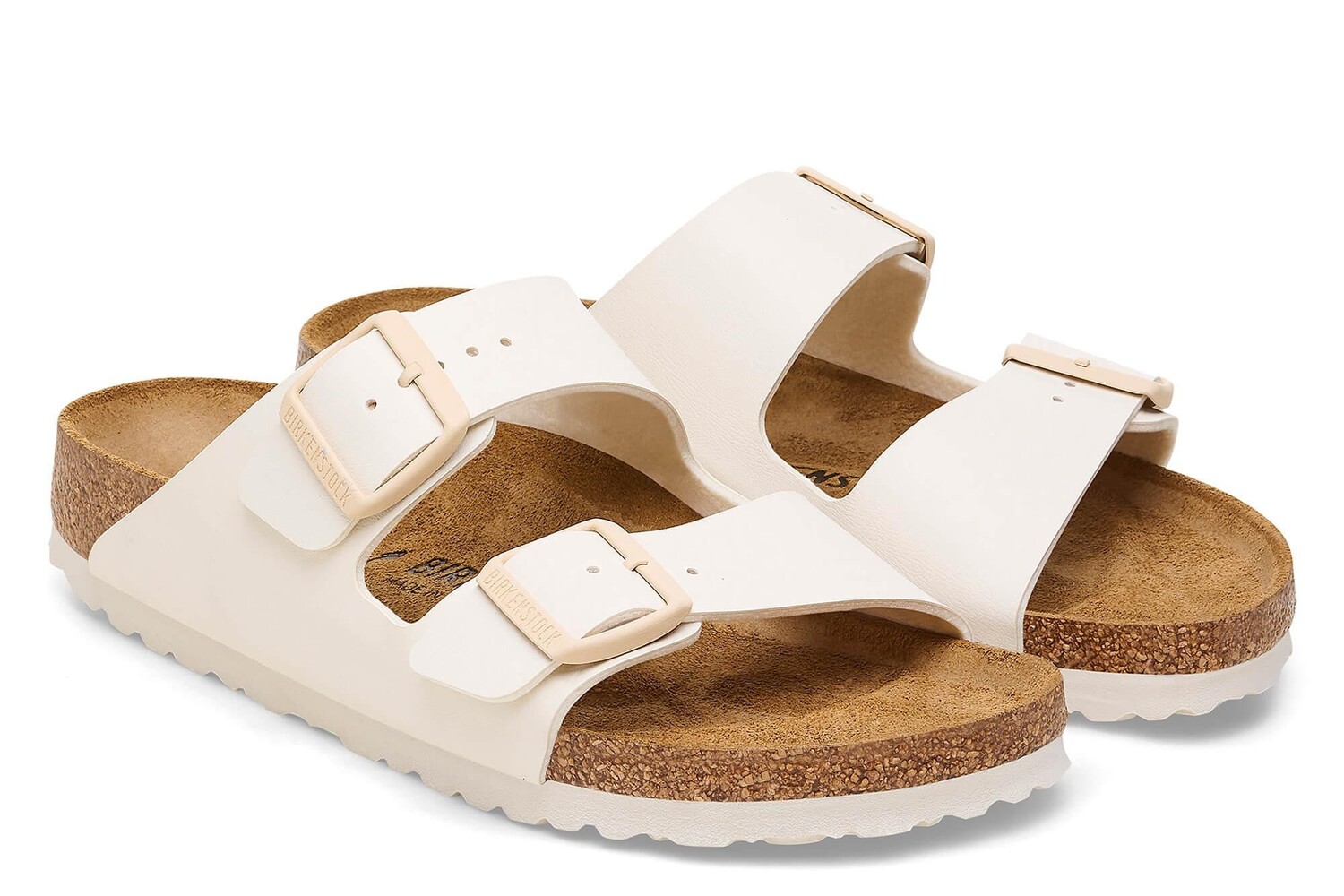 Сандалии на плоской подошве Arizona - узкие Birkenstock, бежевый — фото 2
