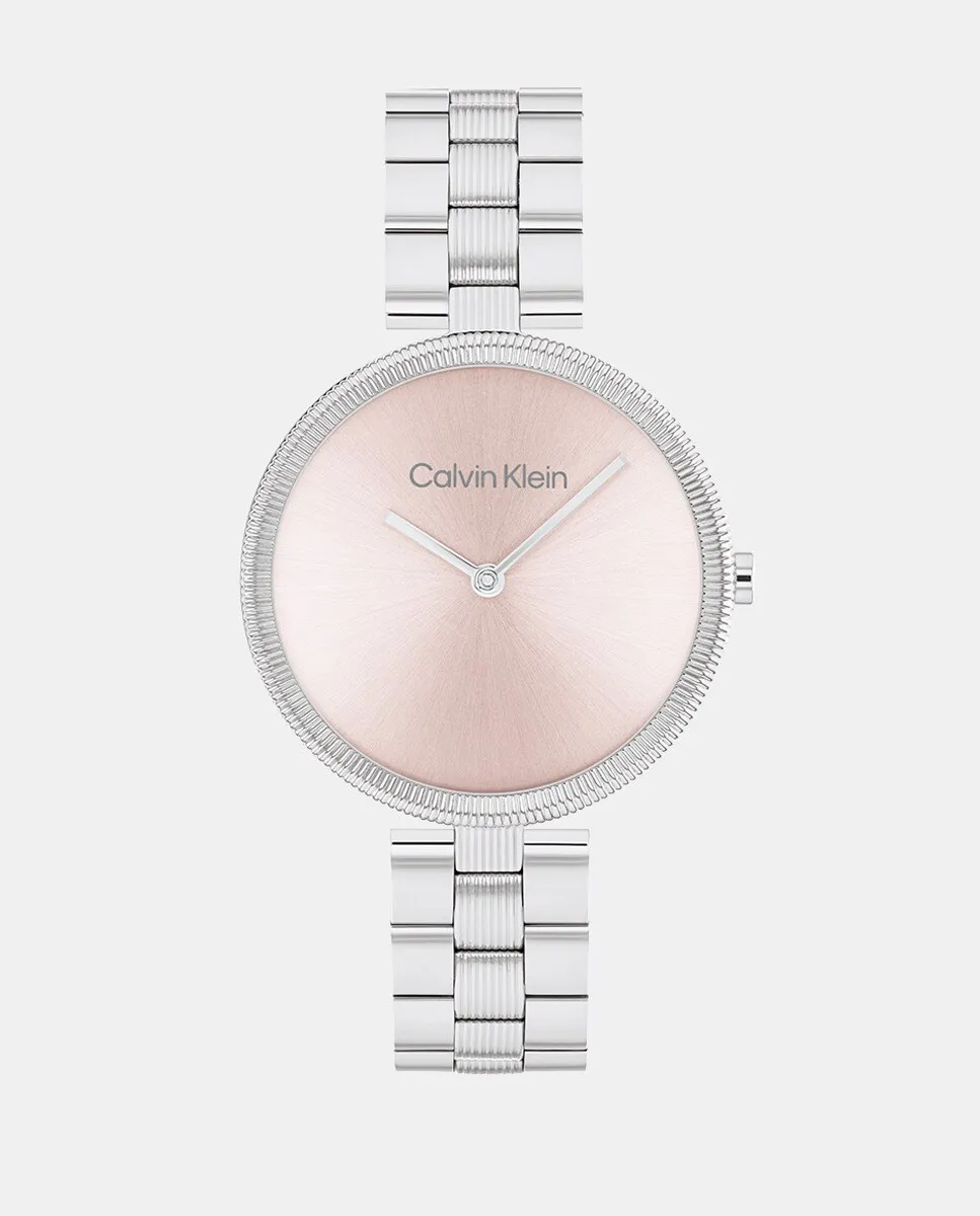 

Часы женские Gleam 25100015 стальные Calvin Klein, серебрянный