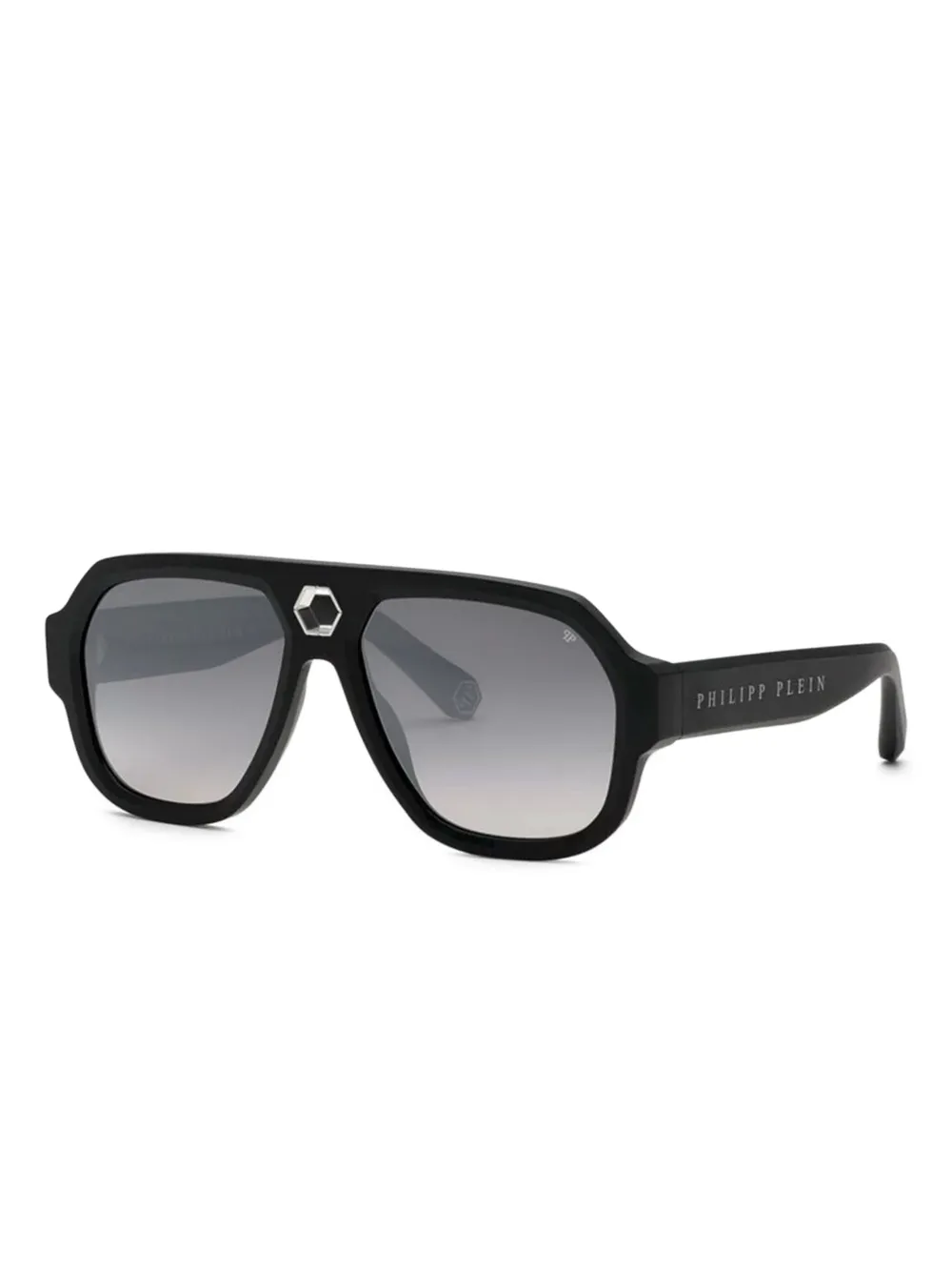

Солнцезащитные очки-пилоты Philipp Plein Eyewear, черный