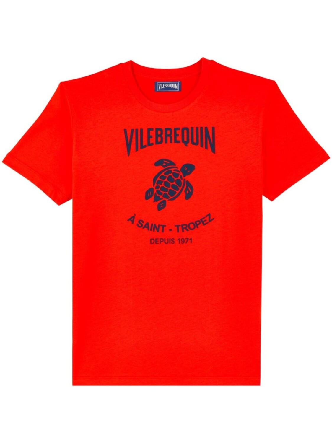 

Футболка с тисненым логотипом Vilebrequin, красный