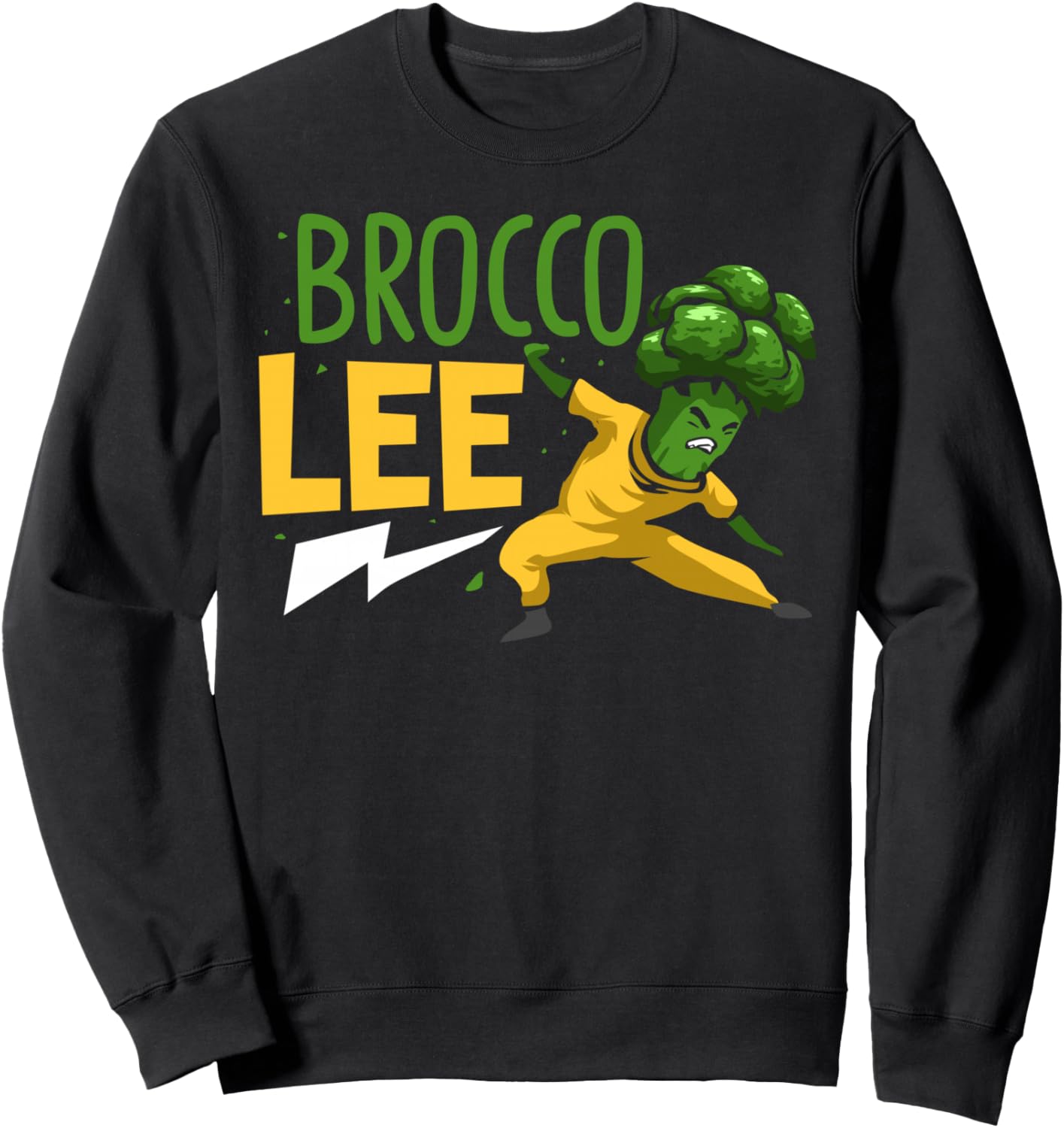 

Толстовка с изображением брокколи в стиле кунг-фу Funny Kung Fu Mixed Martial Arts Mma, черный