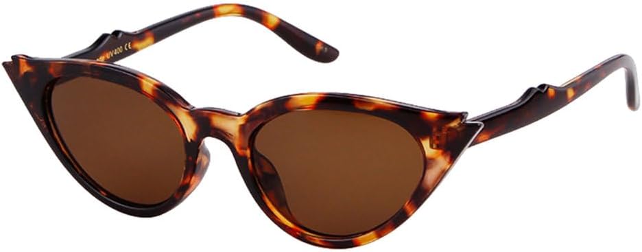 

Сексуальные маленькие солнцезащитные очки «кошачий глаз» с леопардовым принтом для женщин, винтажные, черно-белые, модные солнцезащитные очки «кошачий глаз» для женщин TYUVIVO, C13