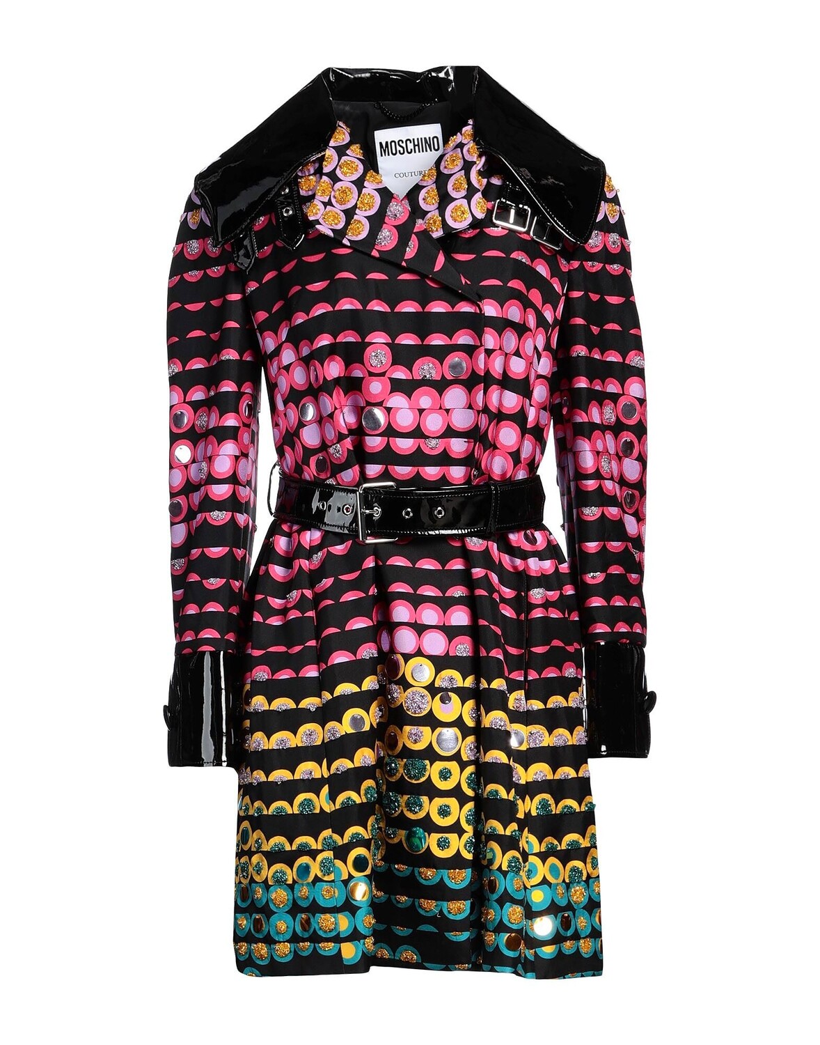 

Тренч Moschino, черный