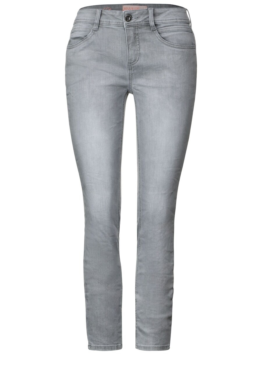 

Джинсы STREET ONE Slim fit Jeans, серый