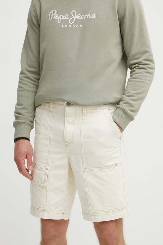 

Джинсовые шорты Pepe Jeans, бежевый