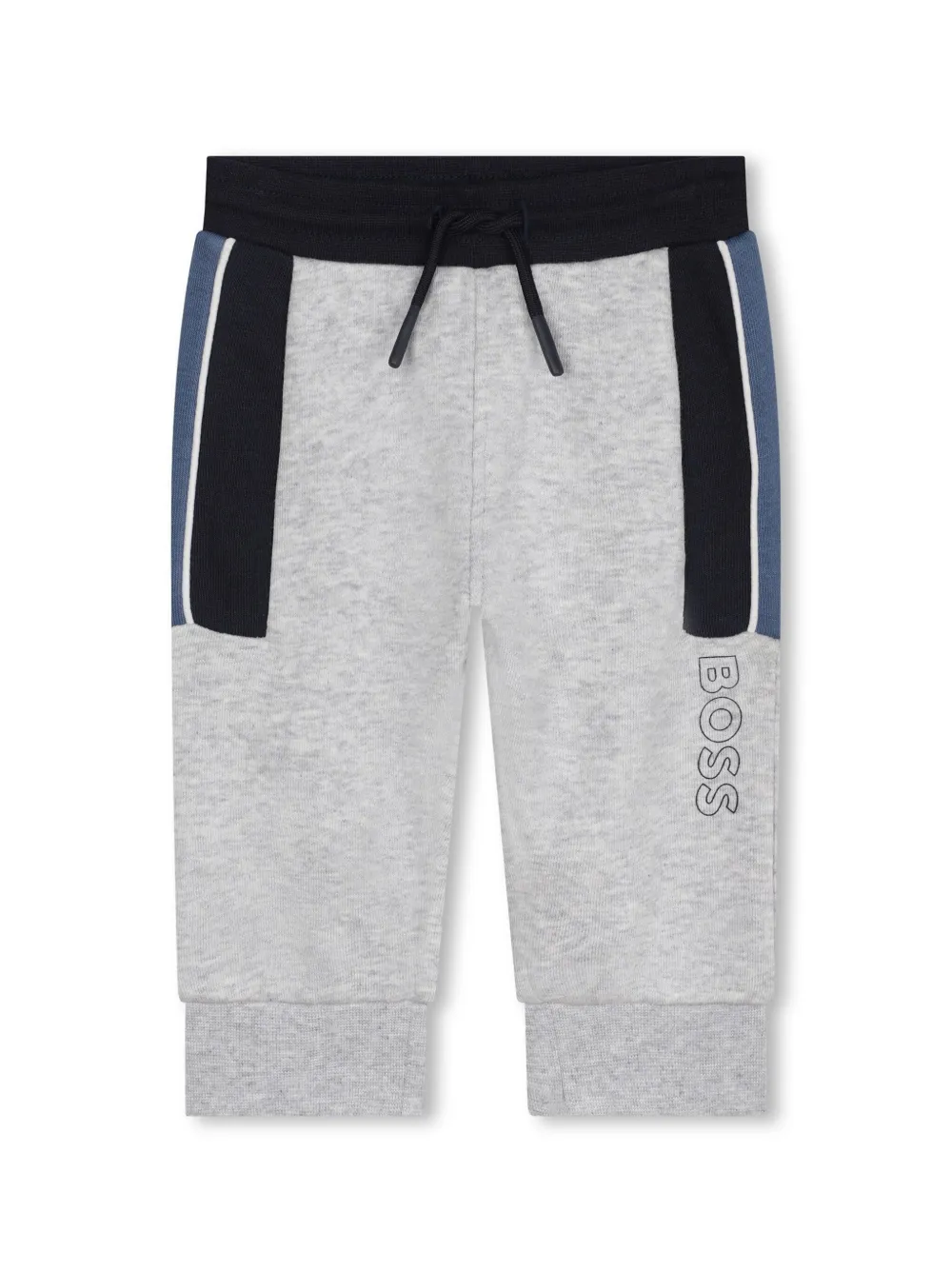 

Спортивные брюки с кулиской и логотипом BOSS Kidswear, серый