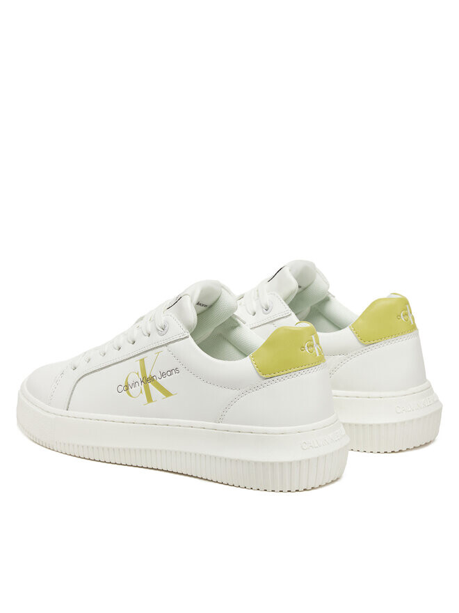Кроссовки Calvin Klein Jeans Chunky Cupsole Laceup Mon Lth YW0YW00823, белый — фото 3
