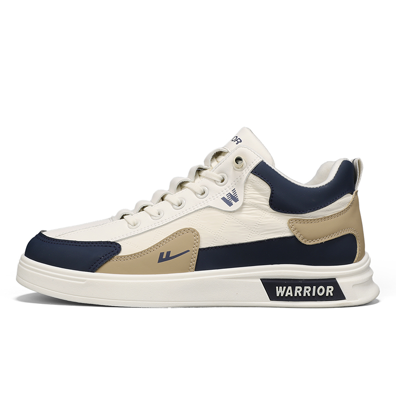 

Прочные дышащие мужские кроссовки WARRIOR, Beige Blue Red