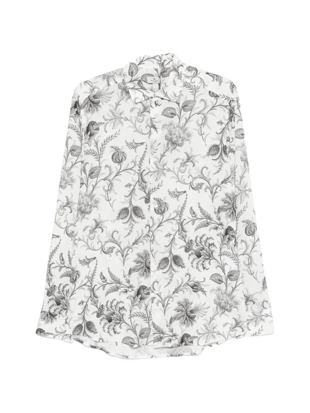 

Рубашка с цветочным декором Etro, белый