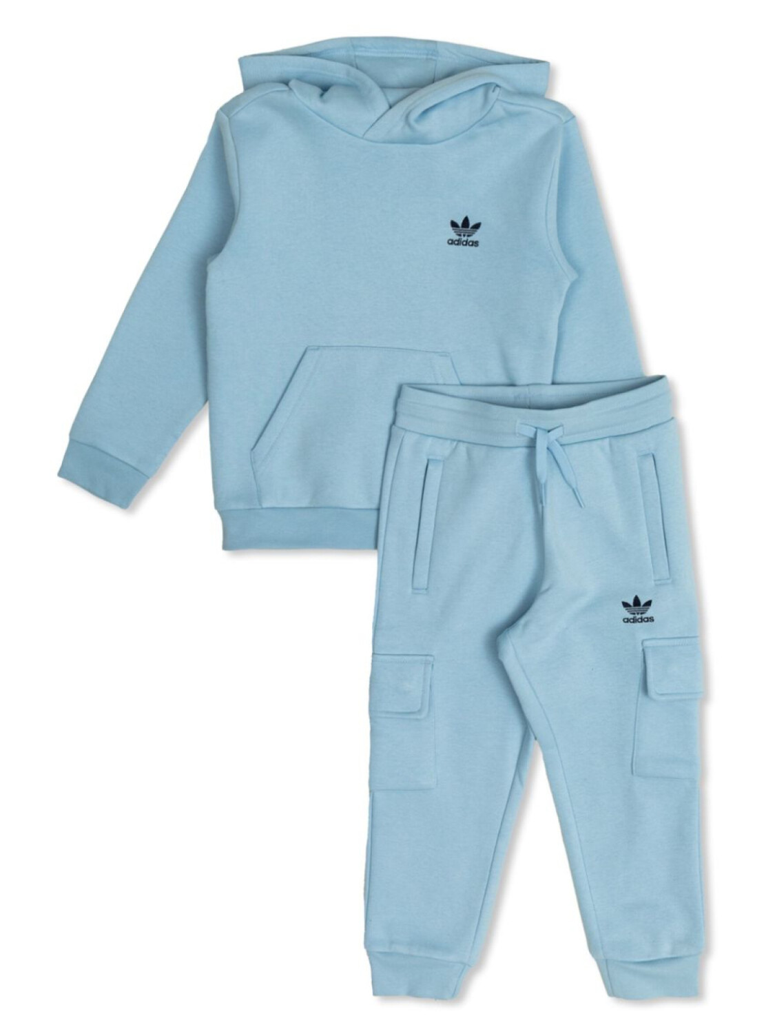 

Adidas Kids спортивный костюм с вышитым логотипом, синий
