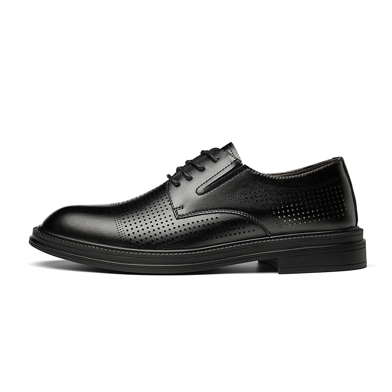 

CARTELO Мужские черные туфли с перфорацией, цвет Black Cut-Out