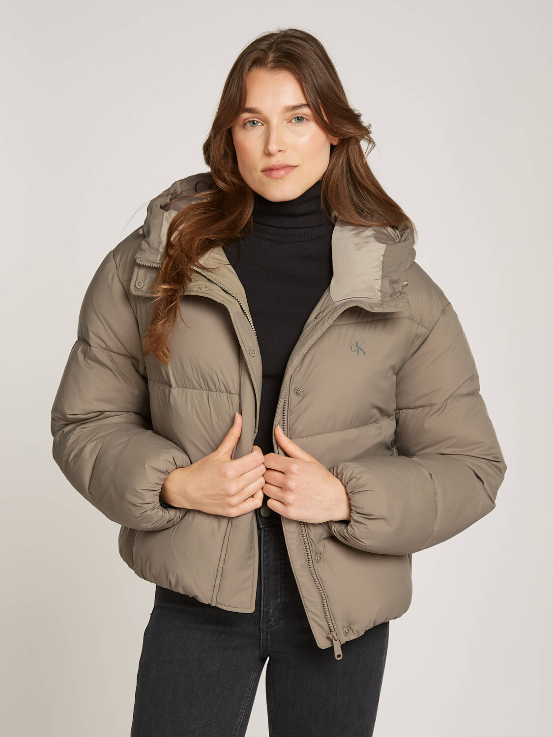 

Куртка CALVIN KLEIN JEANS Regular Fit, бежевый
