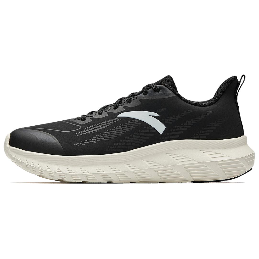 

ANTA Кроссовки Running Collection Non-slip Wear-resistant Shock Absorption Low-Top Casual Running Shoes Men's Black White