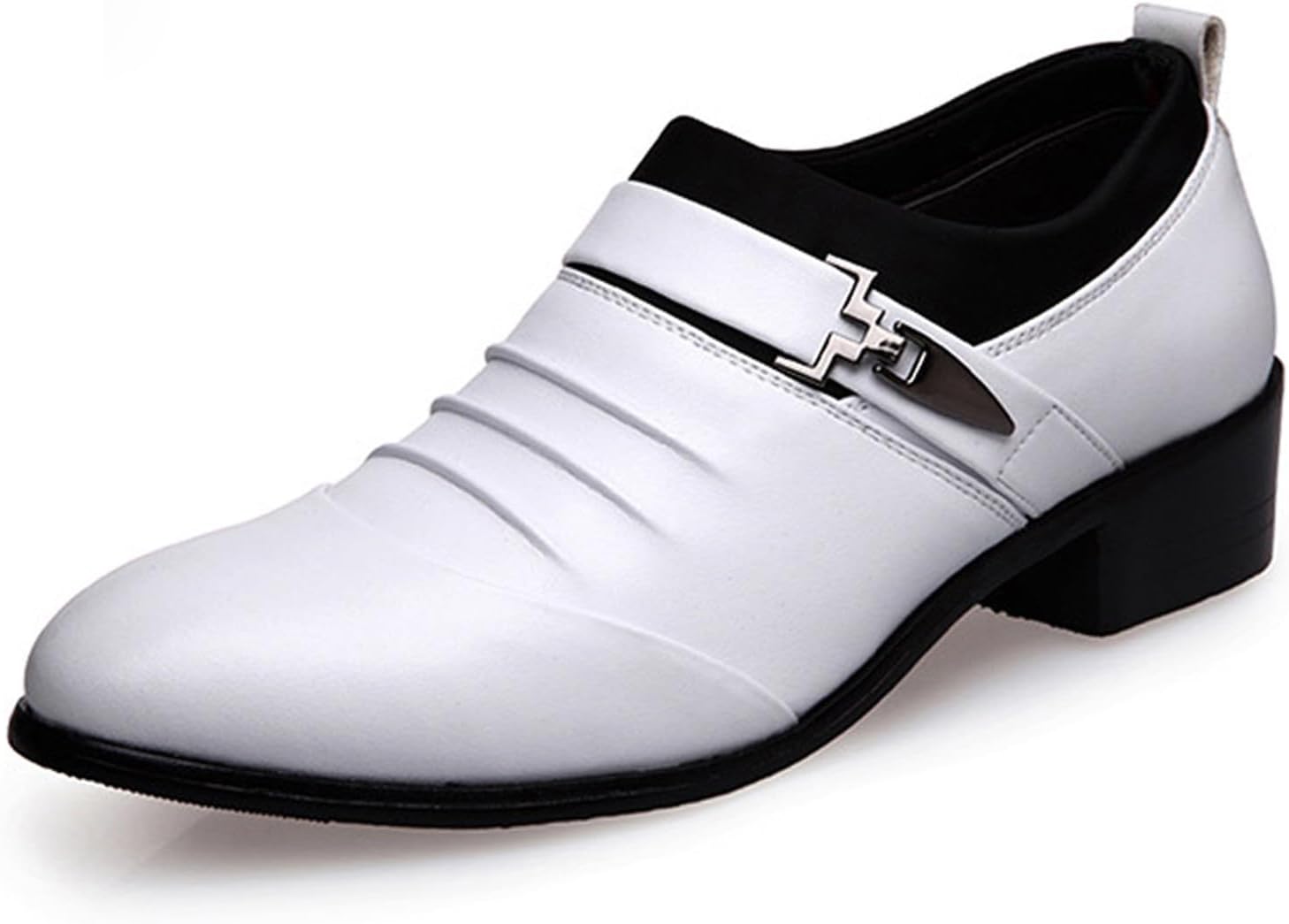 

Мужские классические повседневные туфли-лоаферы, оксфорды под смокинг, формальные свадебные туфли, широкие деловые лоферы с перемычкой Generic, 016