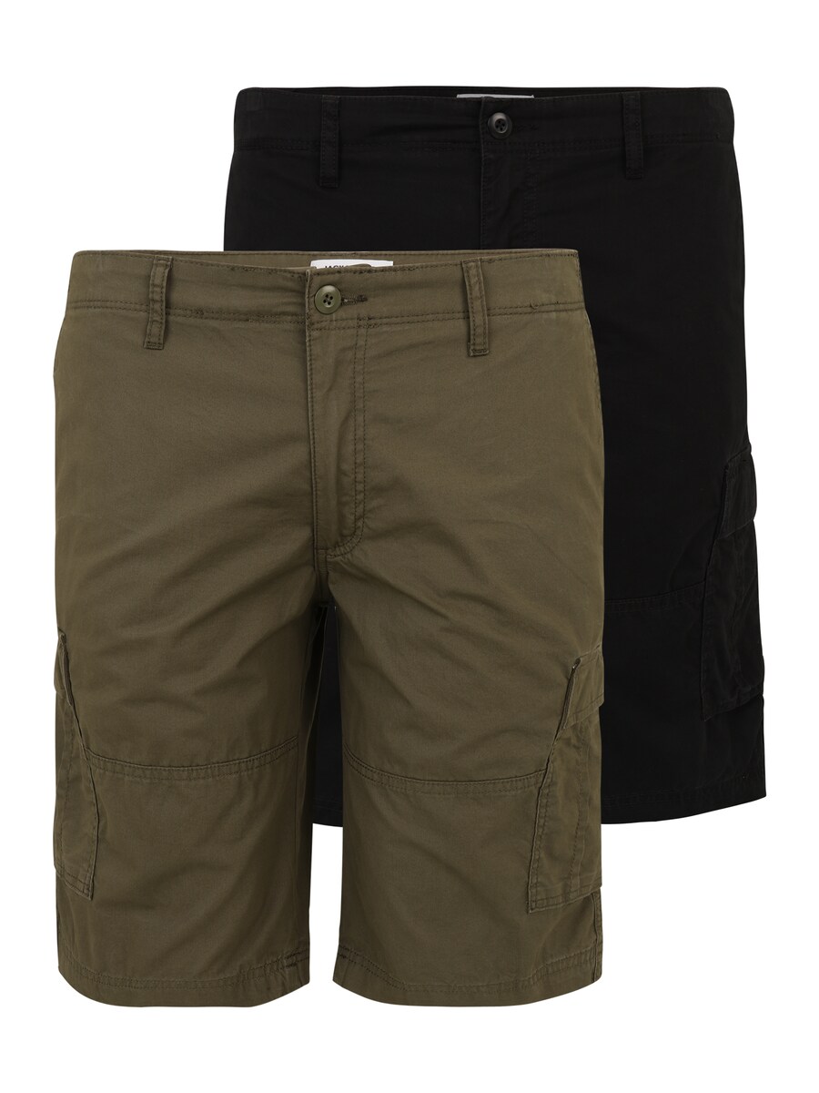 

Брюки карго Jack & Jones Plus JPSTCOLE MATEO, цвет Olive/Black