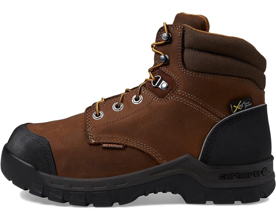 Ботинки Carhartt Rugged Flex Waterproof Internal Met Guard Comp Toe 6" Work, цвет Brown Oil Tanned Leather — фото 4