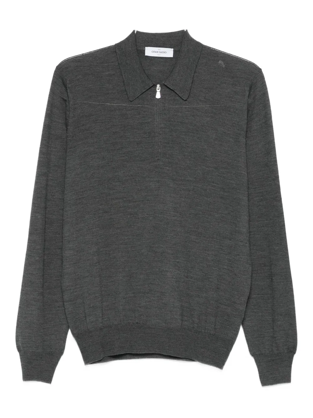 

Свитер на молнии до половины Gran Sasso, серый