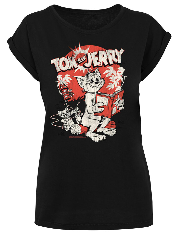 

Футболка F4NT4STIC T-Shirt Tom and Jerry TV Serie Rocket Prank, черный