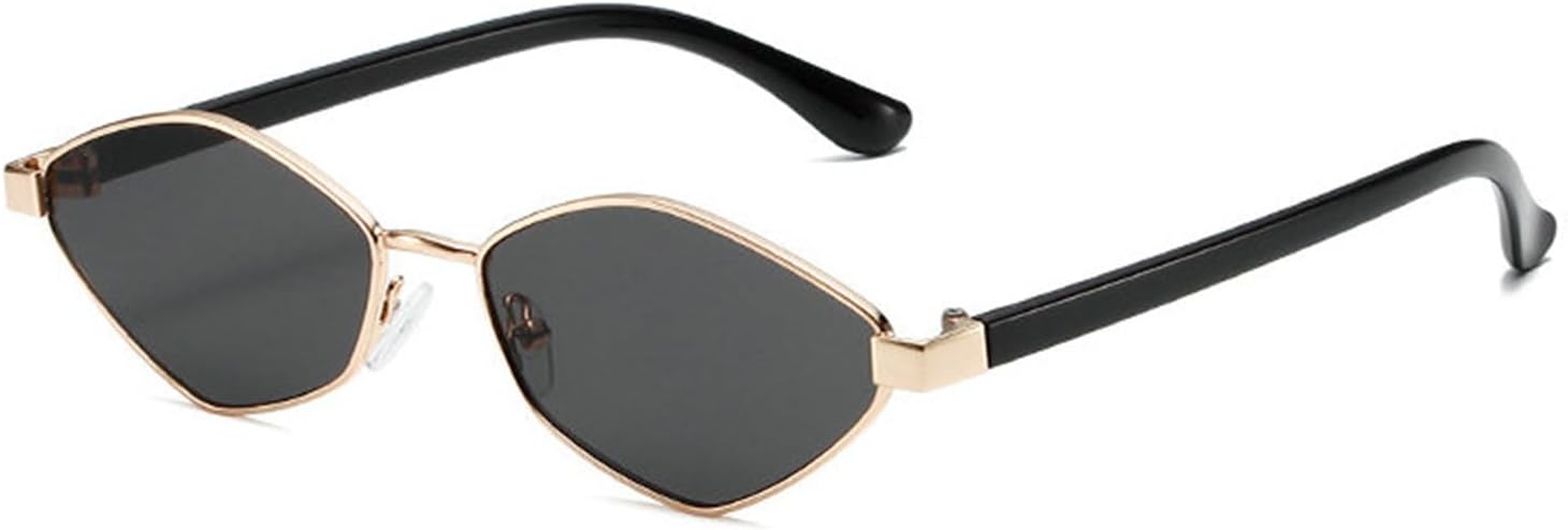 

Хелена, маленькая оправа, ромбовидная форма, неправильная форма, сине-черные солнцезащитные очки, многоугольные геометрические солнцезащитные очки «кошачий глаз» helena, C1