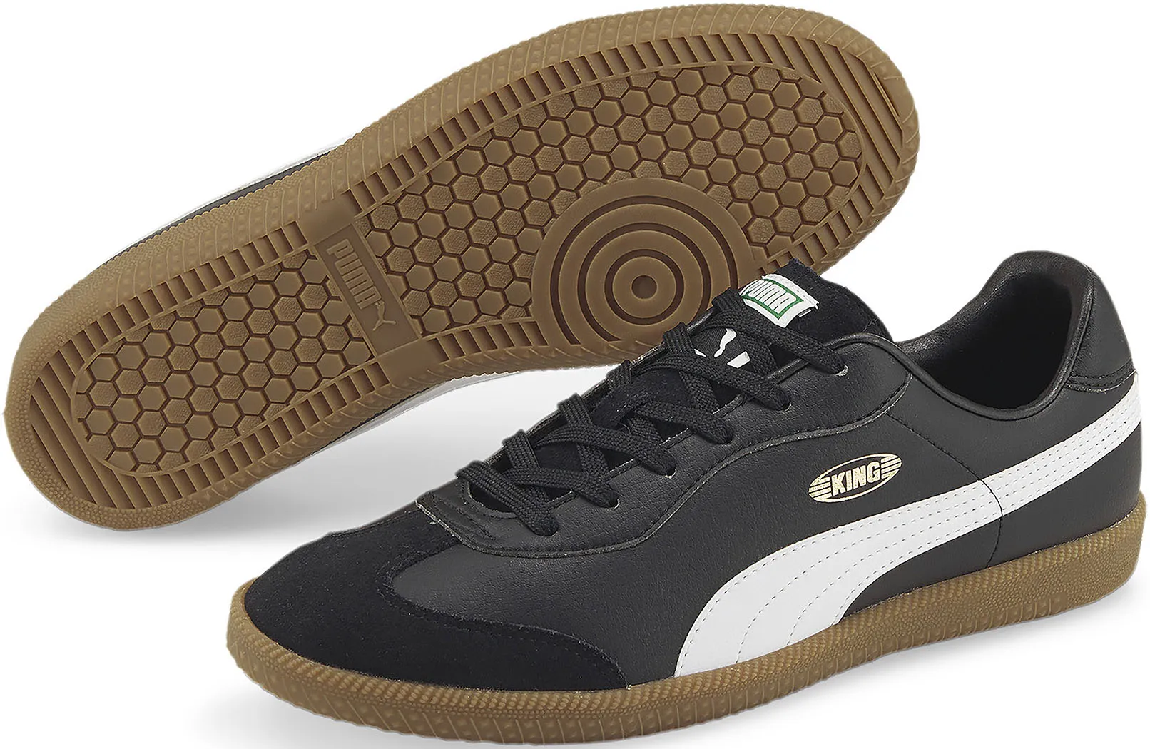 

Кроссовки PUMA "KING 21 IT", цвет Puma Black- Puma White-Gum