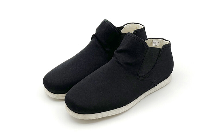 Туфли женские повседневные Women's Casual Shoes Women's High-Top Black Neiliansheng — фото 4