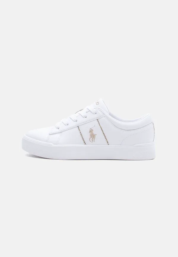 Кроссовки унисекс frazier ii Polo Ralph Lauren, White/Gold-Coloured Glitter/Gold-Coloured