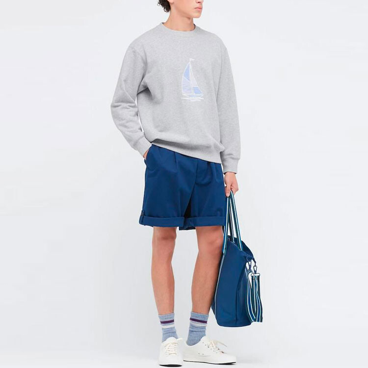UNIQLO Мужские повседневные шорты, цвет Blue — фото 2