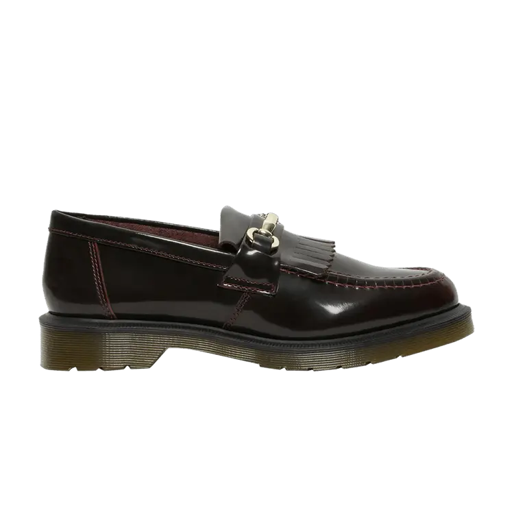 

Кроссовки Dr. Martens Adrian Snaffle Smooth Leather Kiltie Loafer Cherry Red Arcadia, красный