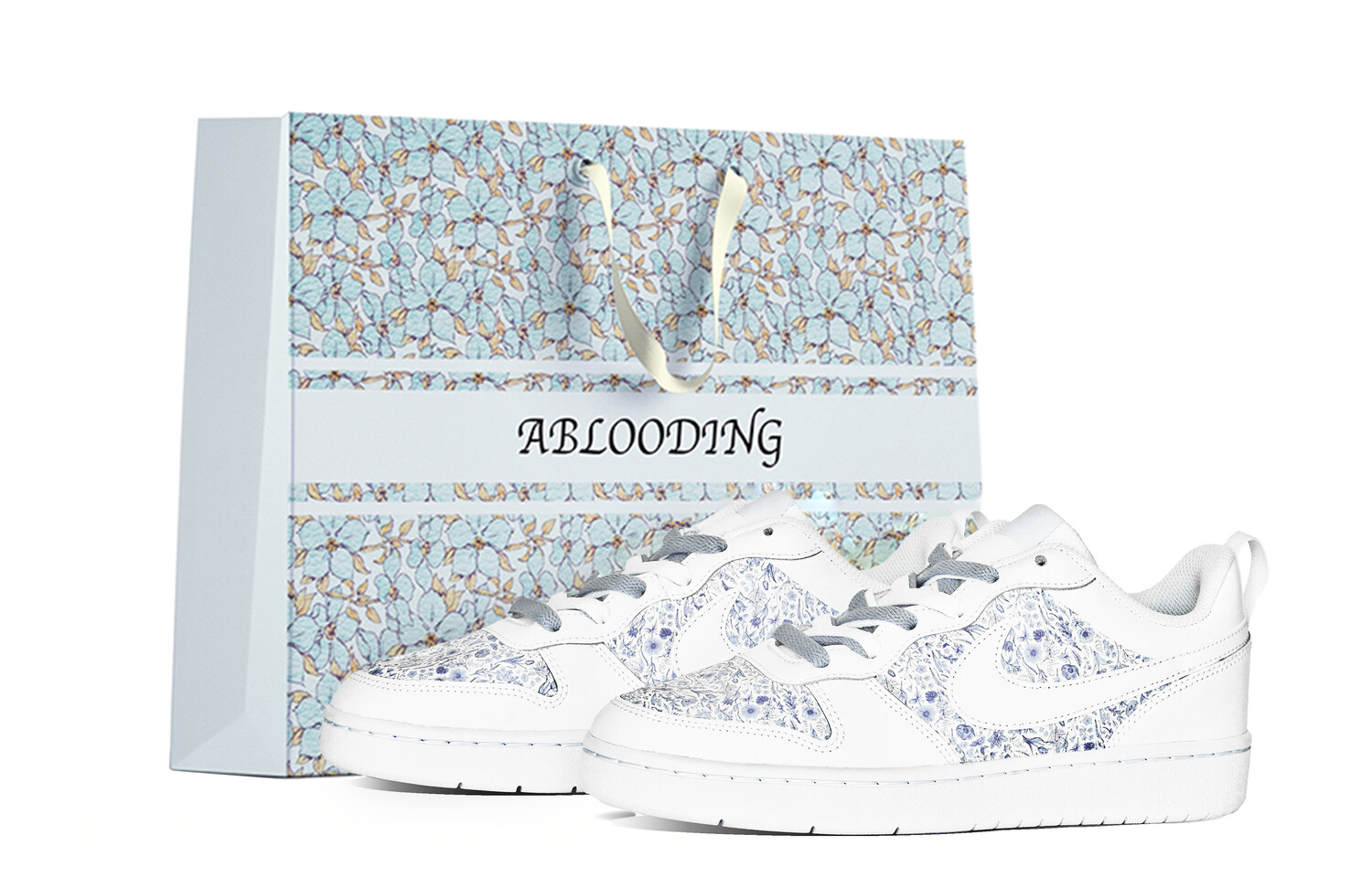 

Кроссовки Nike Court Borough Skateboard Shoes Women's Low-Top Blue