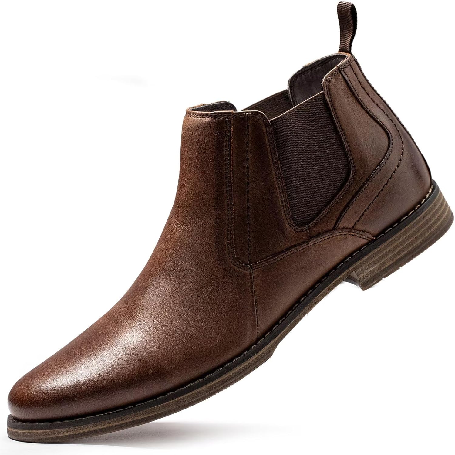 

Мужские ботинки-челси Arkbird Chelsea из натуральной кожи, оксфорды для повседневного и официального стиля, Matte-coffee-802