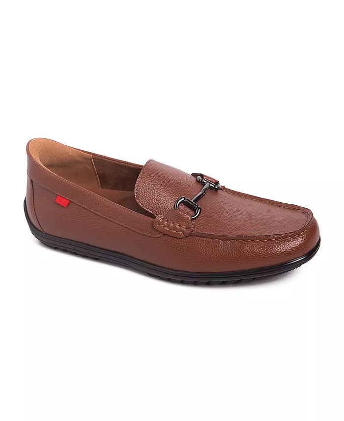 

Мужские лоферы Elliot Road с технологией Hands-Free Slip On и пряжкой Marc Joseph New York, коричневый
