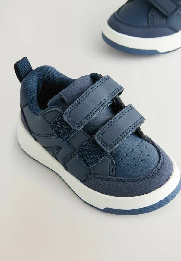 Кроссовки для малышей Wide fit double strap baby trainers Next, темно-синий — фото 2