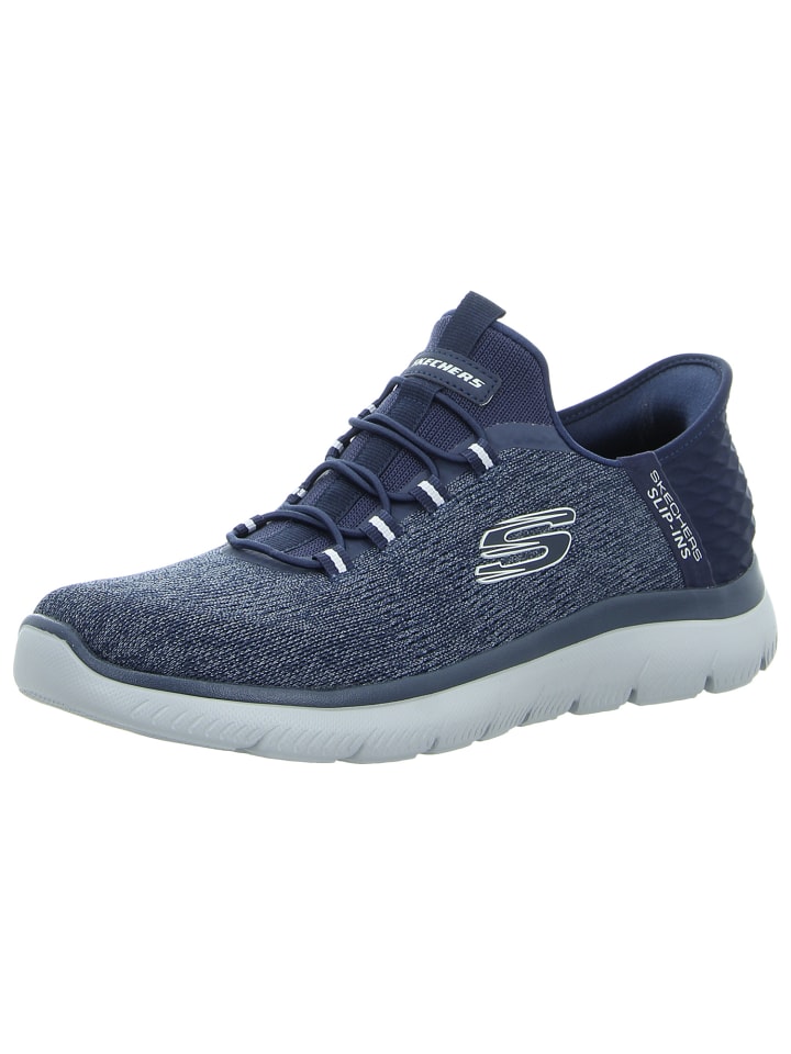 

Кроссовки на шнуровке Skechers, синий