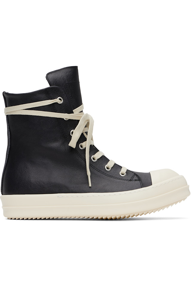 

Голливудские кожаные кроссовки Rick Owens, мультиколор