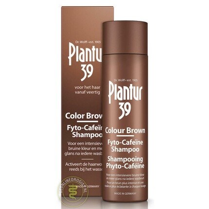 

Шампунь с фитокофеином Brown Color для женщин, 250 мл, Plantur 39