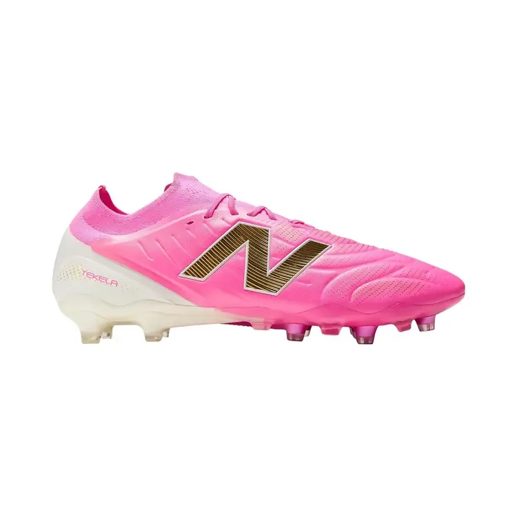 New Balance Tekela Elite Low FG V5 'Pink Heat Metallic Gold'