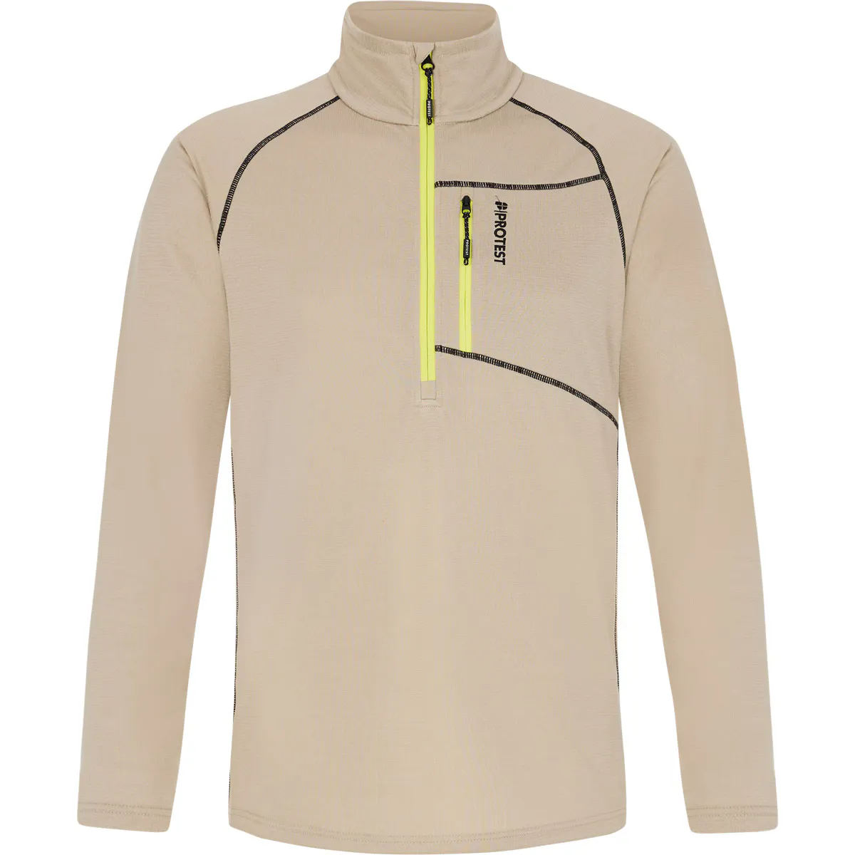 

Мужская флисовая кофта Prtkody 1/4 Zip Top Protest, бежевый
