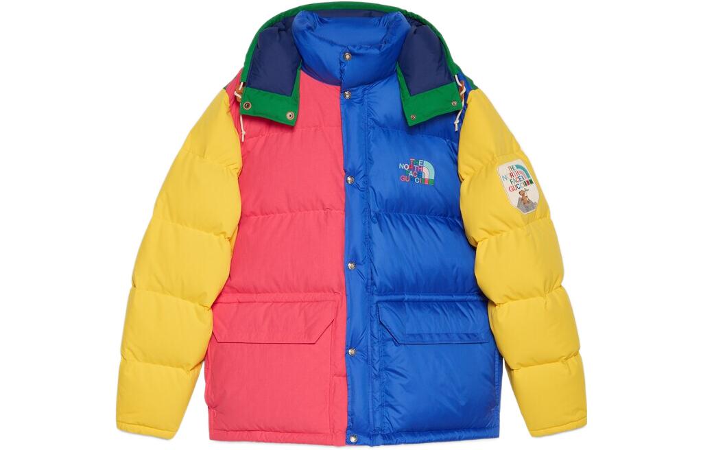 

X The North Face Куртка Мужская Многоцветная Gucci, цвет Multicolor