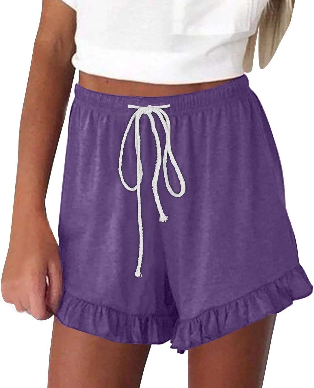 

Женские шорты Casual 2025 Wide Leg Flowy Aline летние